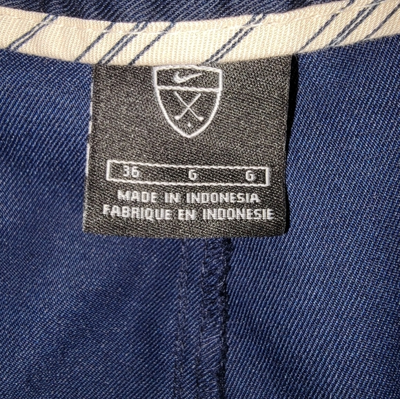 Nike Golf Blue Flat Front Shorts - Picture 3 of 10